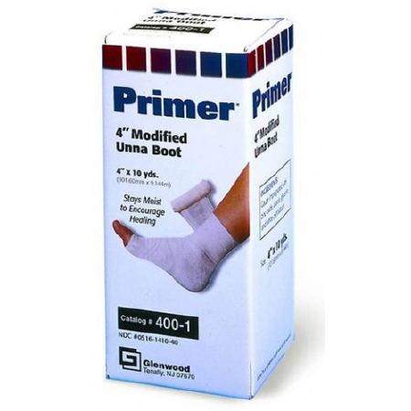 Unna Boot Primer® 4 Inch X 10 Yard Zinc Oxide (1/EA 12/CS) by Integra LifeSciences Derma Sciences  ID GL-400-1